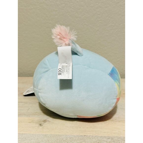 Squishmallow 8" Caedia the Cow Plush Toy Tie Dye Blue Brand New With Tags - Picture 5 of 8